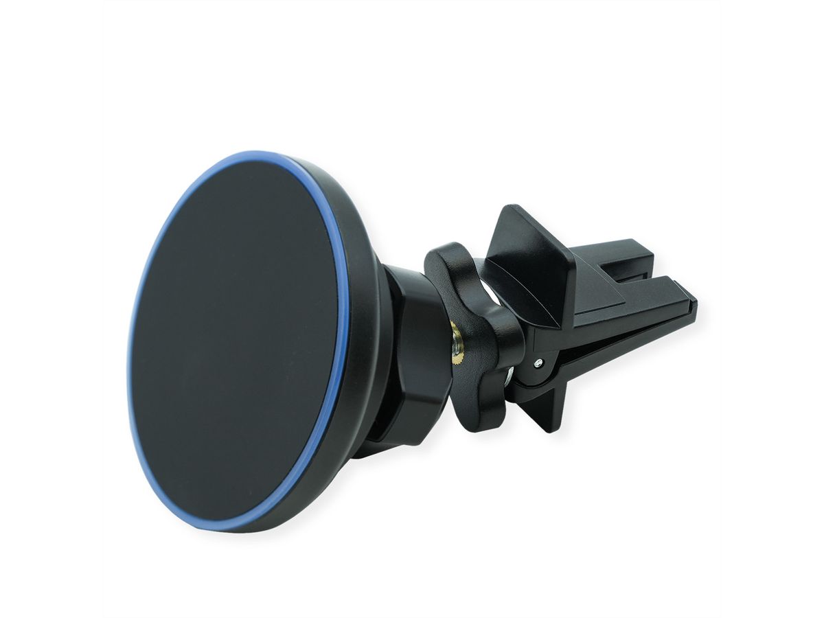 ROLINE Chargeur sans fil (15W) et support pour smartphone de voiture, induction