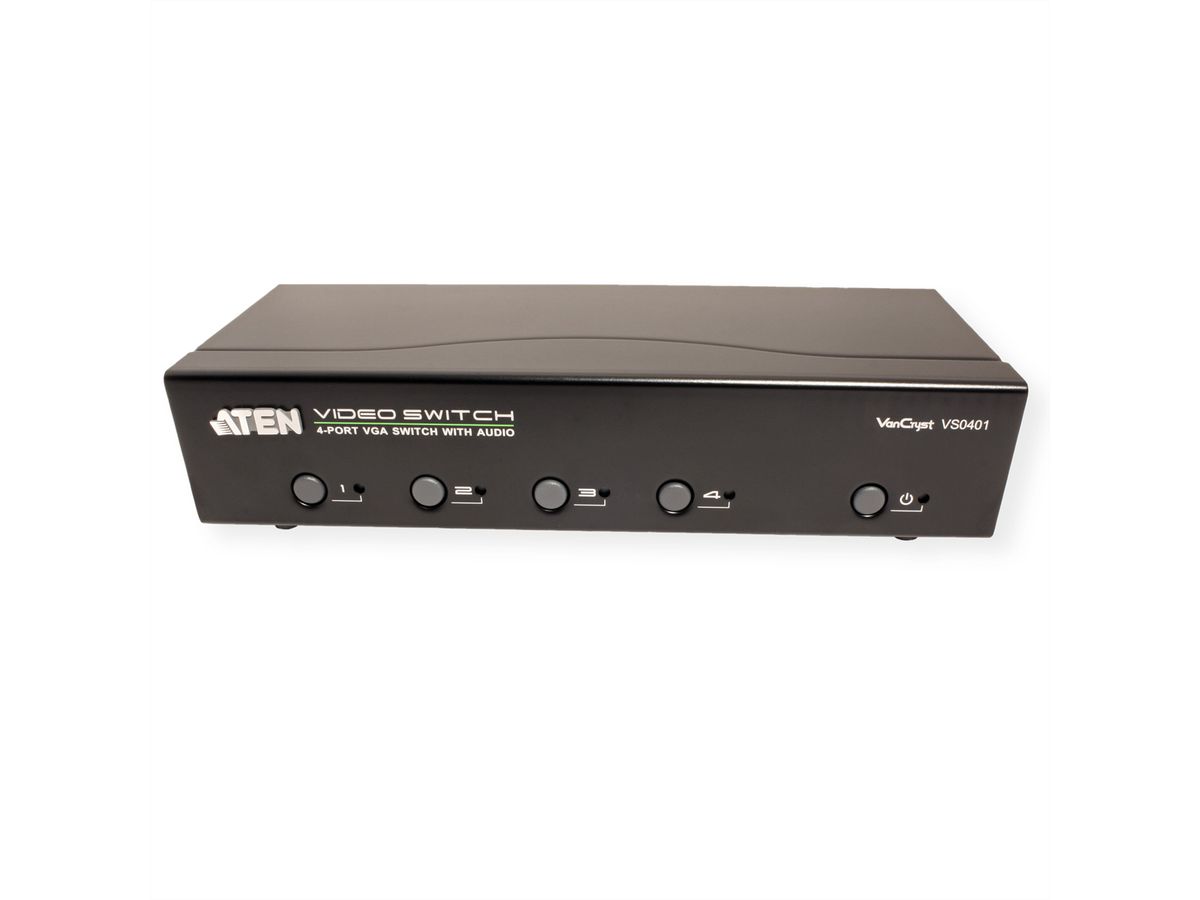 ATEN VS0401 Commutateur audio-vidéo VGA à 4 ports