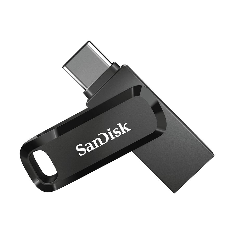 SanDisk Ultra Dual Drive Go lecteur USB flash 64 Go USB Type-A / USB Type-C 3.2 Gen 1 (3.1 Gen 1) Noir