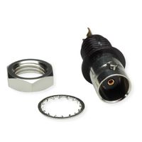 TELEGÄRTNER Prise BNC encastrée 50 Ohms, avec bride isolante noire