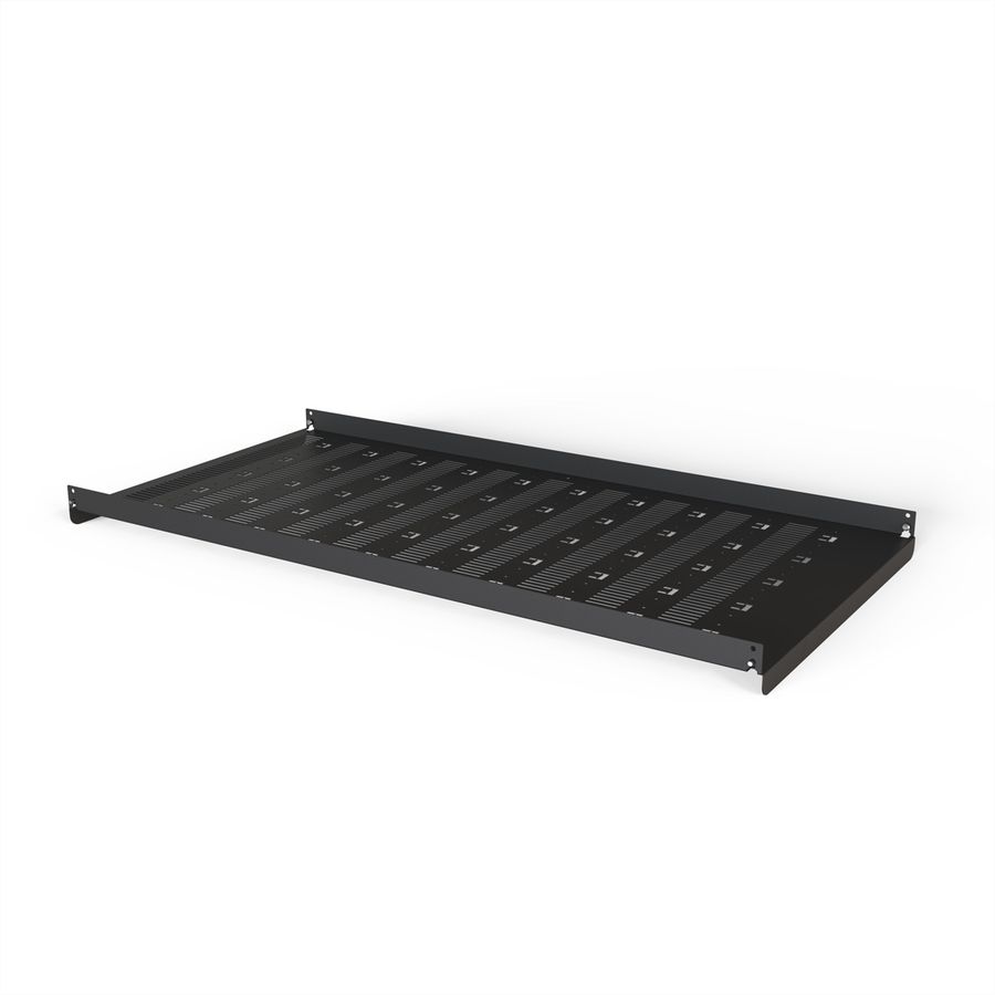 Étagère varistar SCHROFF, fixe, 75 kg, RAL 7021, 600W 1200D