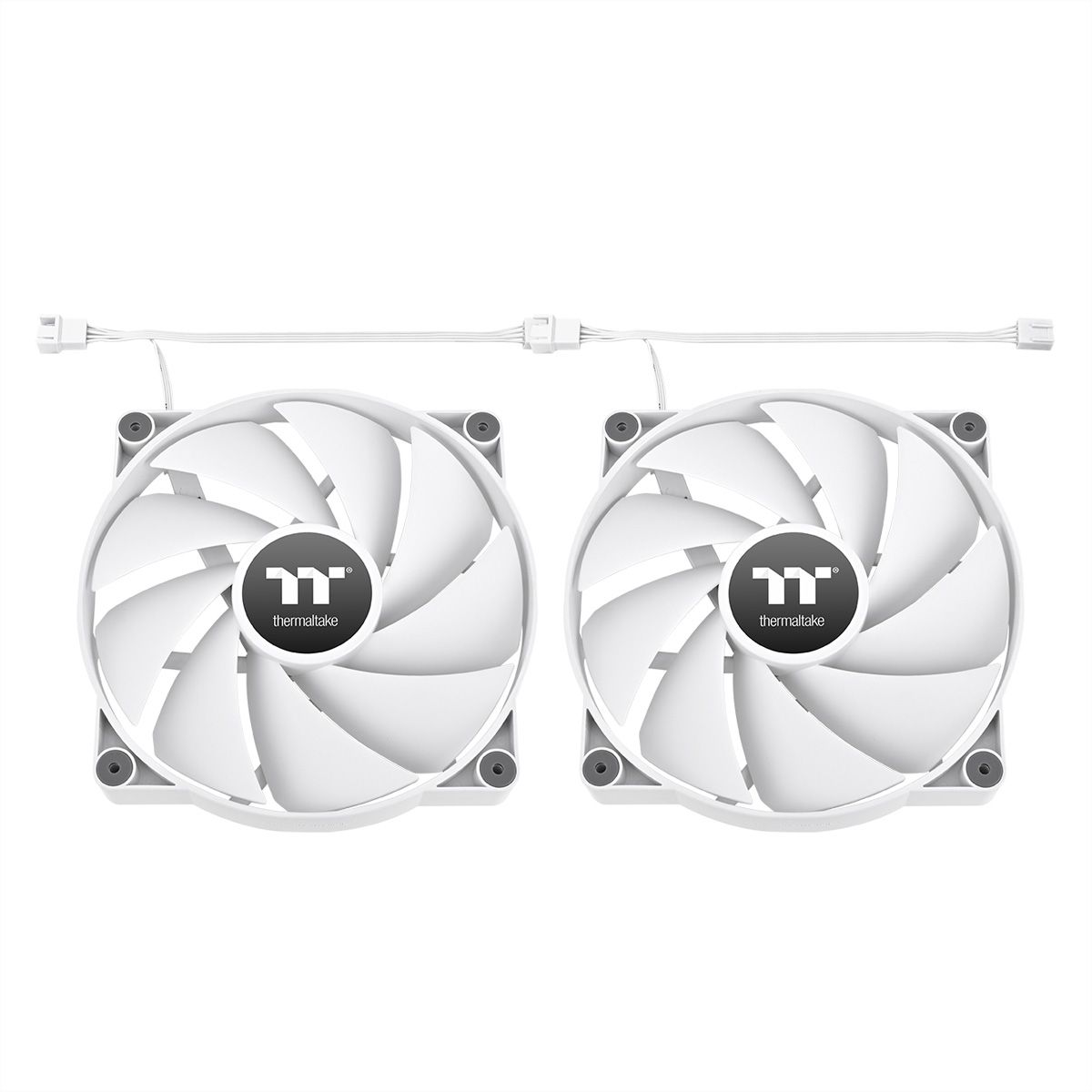 Thermaltake CT200 PWM 200mm Ventilateur de boîtier, blanc