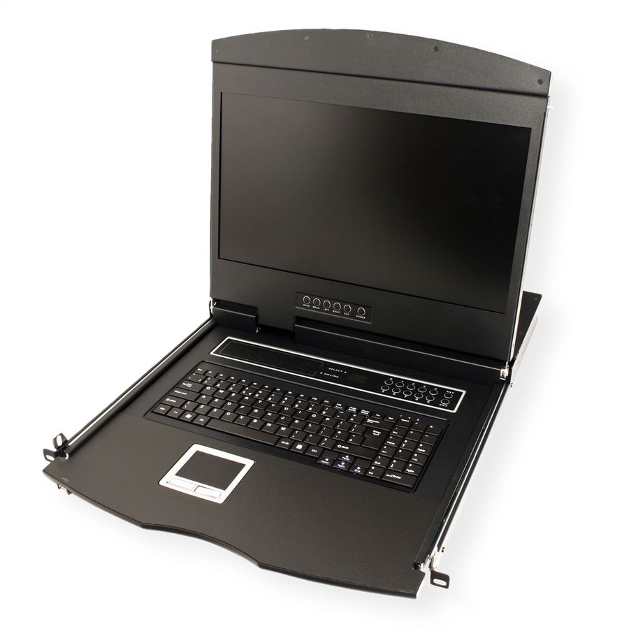 VALUE Switch KVM 19", 8 ports, 48 cm (19") TFT (16:9), VGA, USB, FR-Layout
