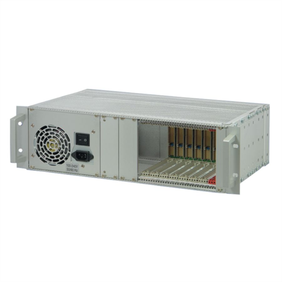 Système CPCI SCHROFF avec PSU ATX, 3 U, 8 slots