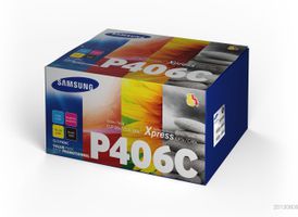 Samsung CLT-P406C Original Noir, Cyan, Magenta, Jaune 4 pièce(s)