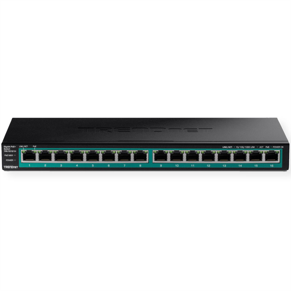 TRENDNET TPE-TG161H Switch PoE+ Gigabit à 16 ports