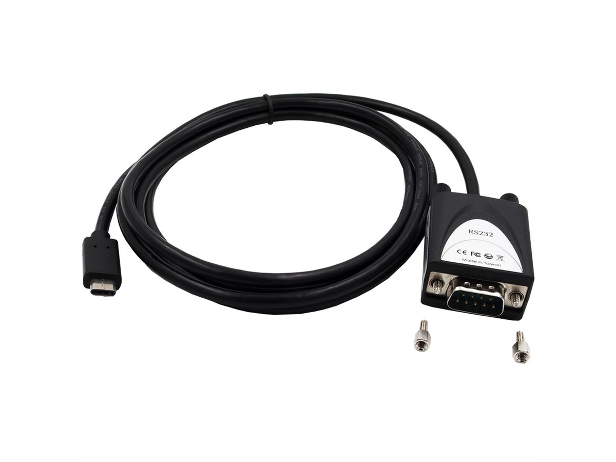 EXSYS EX-2346IS USB Convertisseur de port USB 2.0 vers 1x série RS-422/485, 15KV ESD, 4.0KV, câble, FDTI, noir, 1,8 m