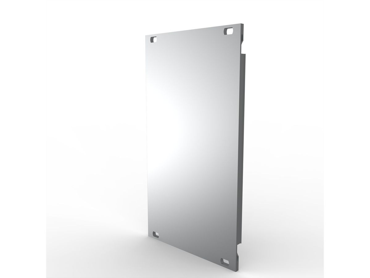 SCHROFF Face avant, profil en U, Refrofit Shielding, 3 U, 14 HP, 2,5 mm, alu, face avant anodisée, face arrière conductrice