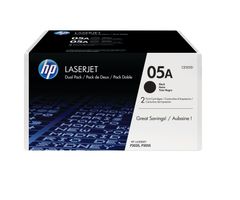 HP Pack de 2 toners noirs authentiques 05A LaserJet