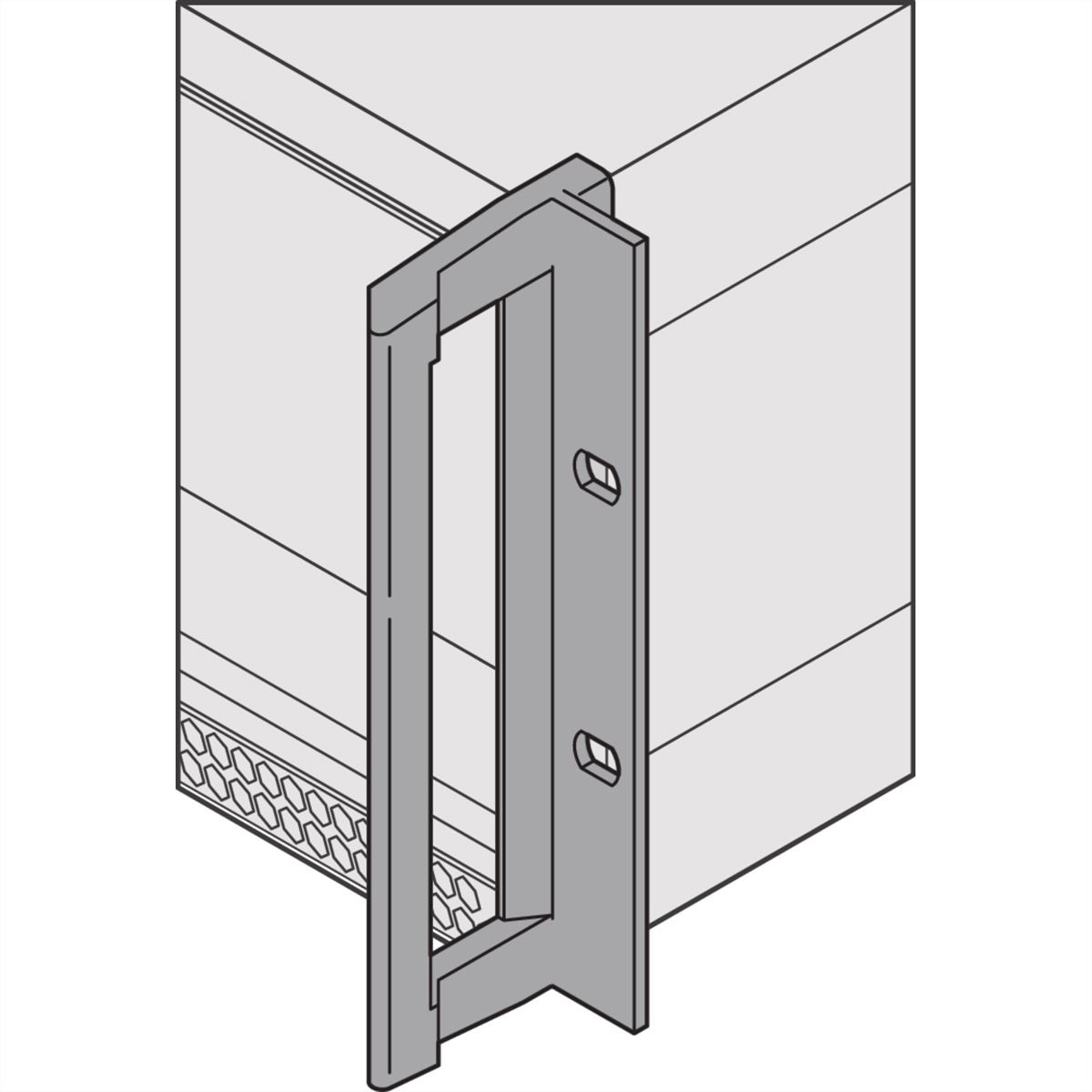 SCHROFF RatiopacPRO AIR Boîtier de montage en rack 19", blindage rétrofitable avec poignées, 3/4 U, 84 CV, 315 mm