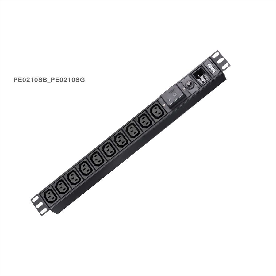 ATEN PE0210SG PDU de base 1U, 16A, 10 ports