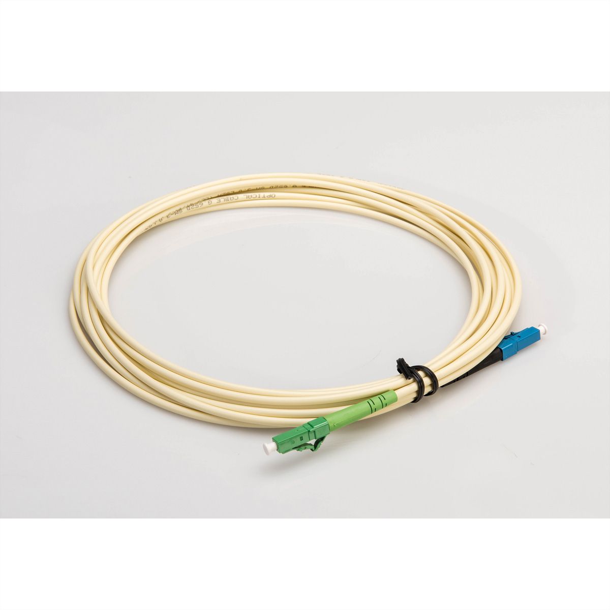 Câble réseau à fibre optique 9/125µm, LC UPC / LC APC, simplex, 15 m