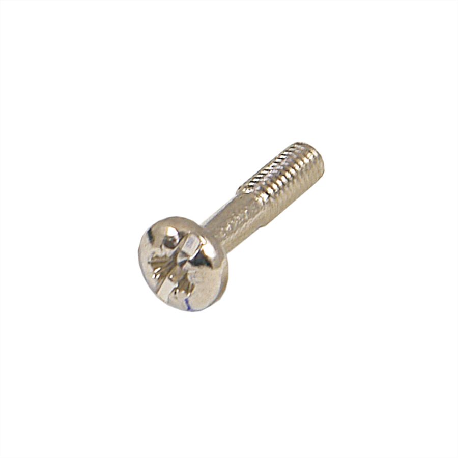 Vis à collerette de SCHROFF, cruciforme, M2.5 x 12.3 mm, acier, nickelé, 100 pièces