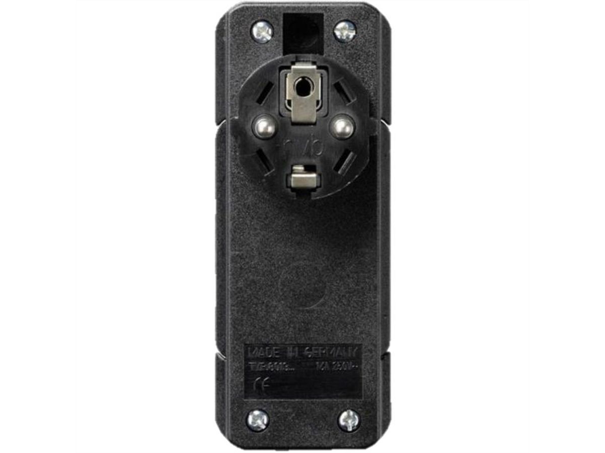 BACHMANN SMART PLUG Fiche de montage extra plate, noir