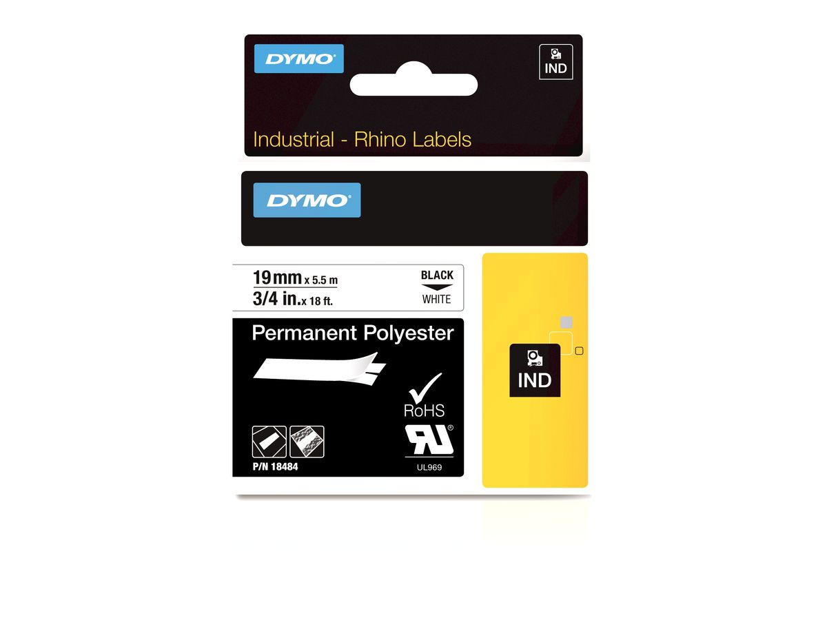 DYMO Polyester Permanent IND