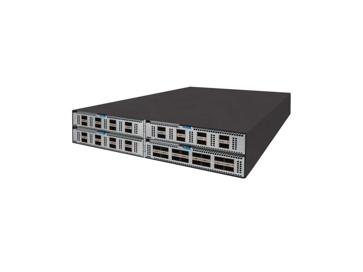 HP FF 5950 4-slot Géré Gigabit Ethernet (10/100/1000) Noir Connexion Ethernet, supportant l'alimentation via ce port (PoE)