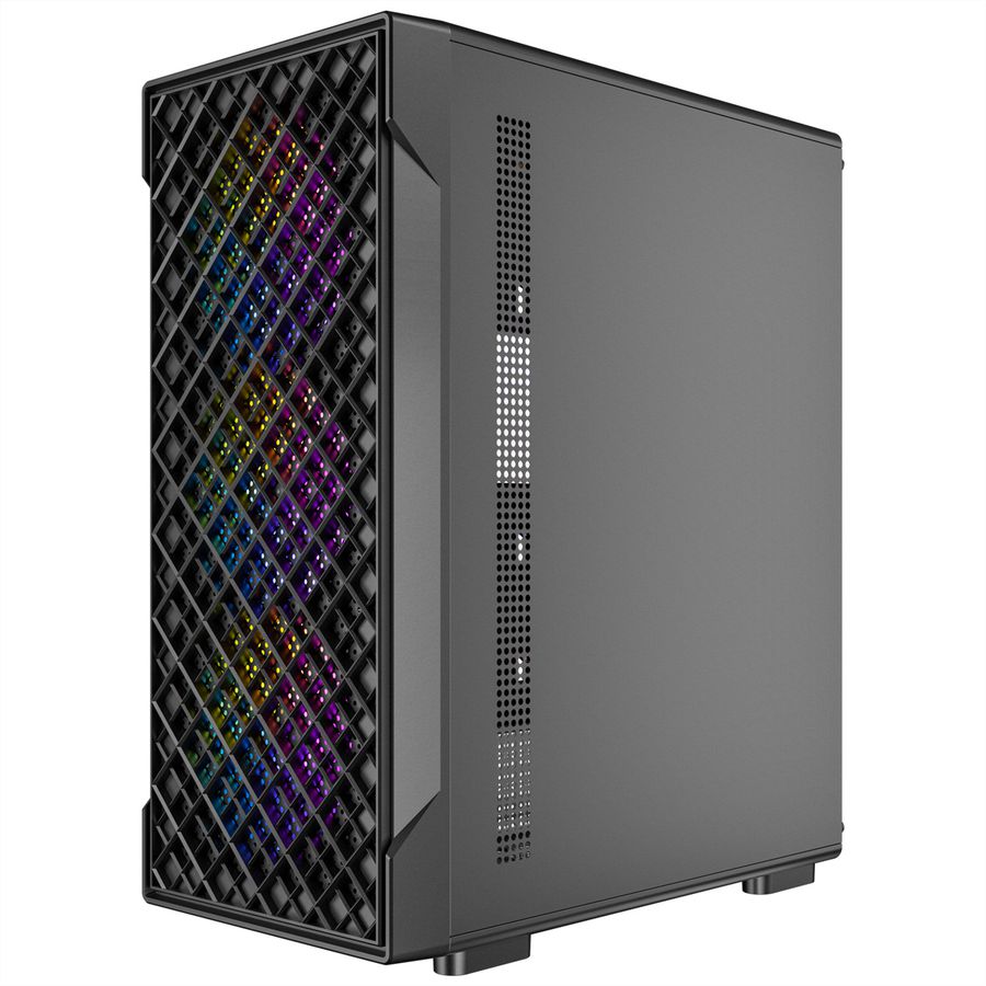 ANTEC VX-320 ARGB Boîtier PC ATX, Micro-ATX, ITX Mid Tower Gaming, noir