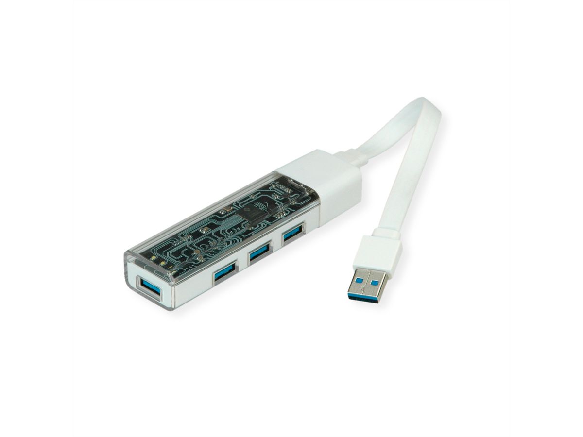 ROLINE Hub USB 3.2 Gen 1, 4 ports, type A+C