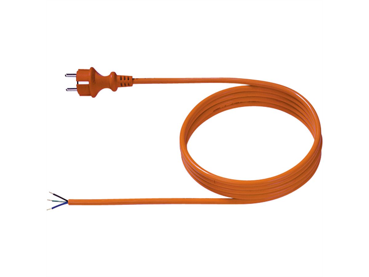 BACHMANN Câble néoprène 3G1.00 3m, H07BQ-F 3G1.0 orange 32/fils ouverts