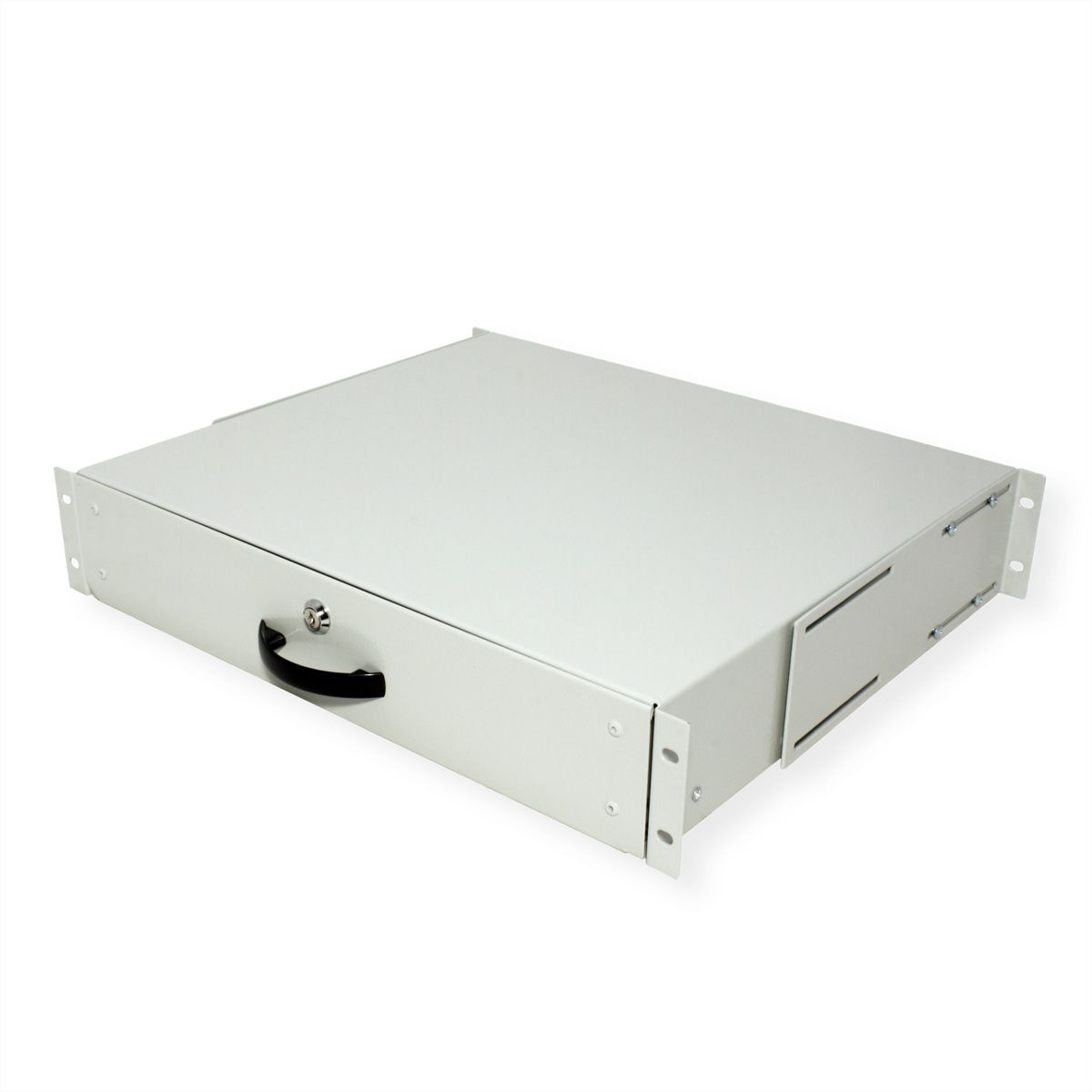 ROLINE 19" Tiroir pour clavier 2U, 400P fermable gris