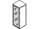 SCHROFF Eurorack Porte Vitrée Avec Verre Acrylique, RAL 7035, 16 U 600W