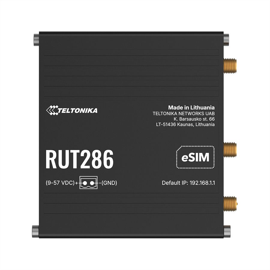 TELTONIKA RUT286 Routeur CAT 4 LTE eSIM