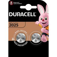 DURACELL Pile bouton CR2025, par 2