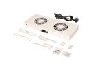 ROLINE 19" Unité de ventilation, 2 ventilateurs, ON/OFF, gris