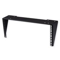 Support 19" mural / sous le bureau, 4 UH, noir