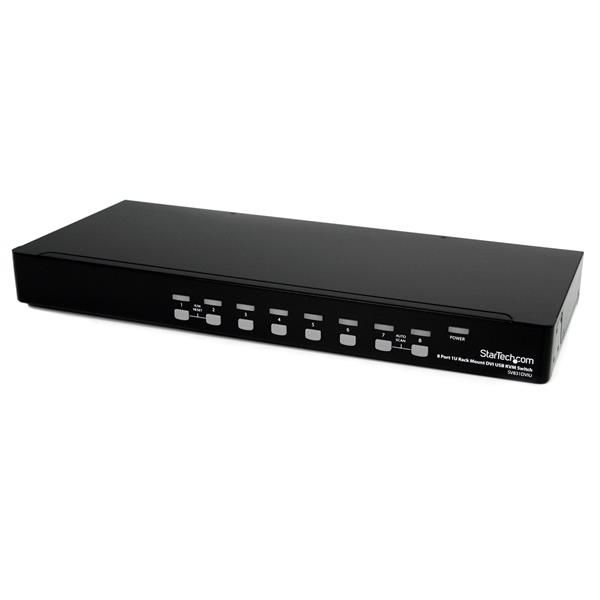 StarTech.com Commutateur écran clavier souris USB montable en rack - 8 ports