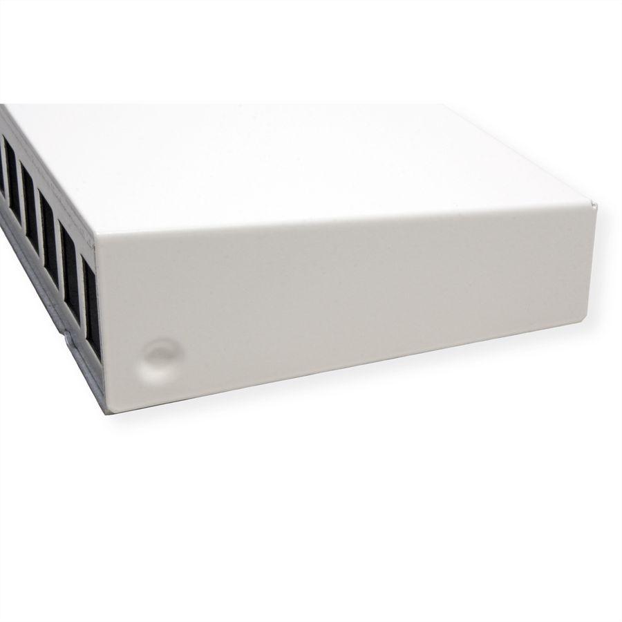 METZ CONNECT  Keystone boîtier en saillie 12 ports blanc pur, non équipé