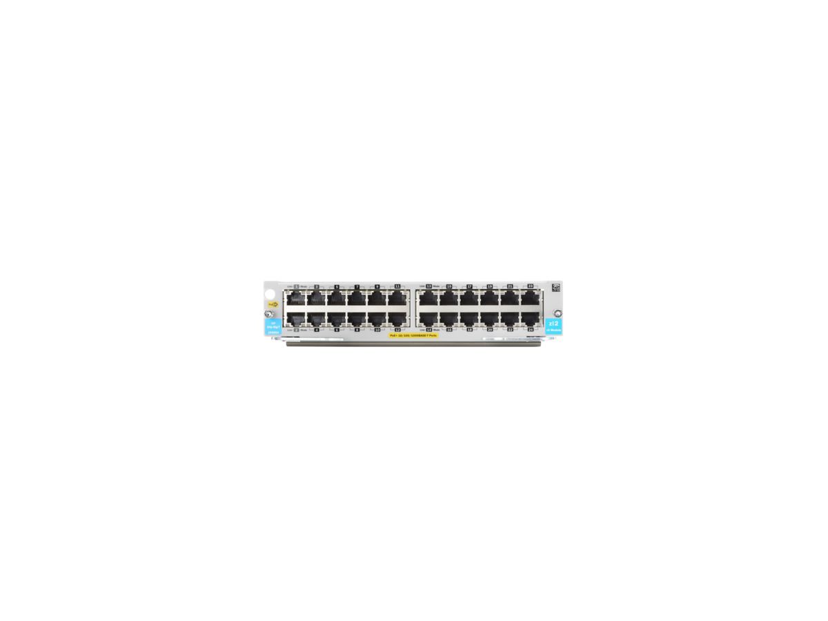 Hewlett Packard Enterprise 24-port 10/100/1000BASE-T PoE+ MACsec v3 zl2 Module Gigabit Ethernet module de commutation réseau