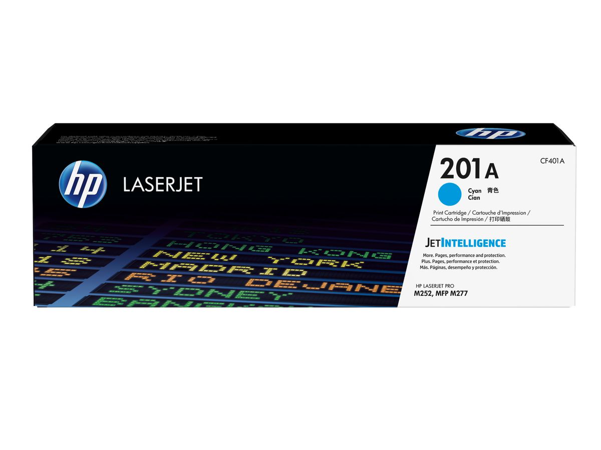 HP 201A toner LaserJet Cyan authentique