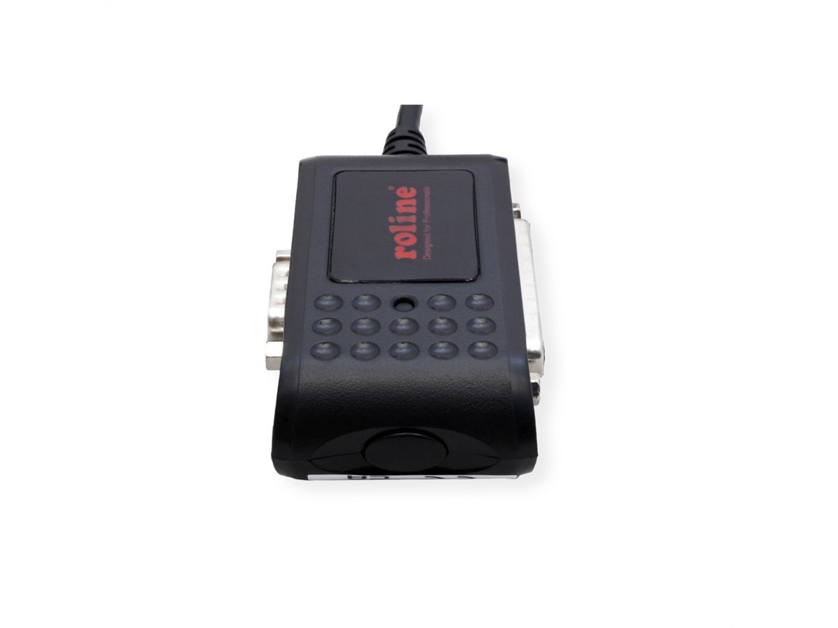 ROLINE Convertisseur USB / parallèle + sériel