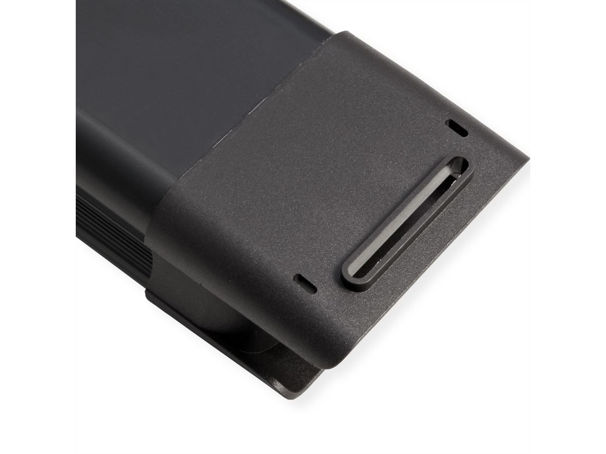 BACHMANN CONNECTUS 4xUTE , 1xinterrupteur 2,0m CEE7/7 noir