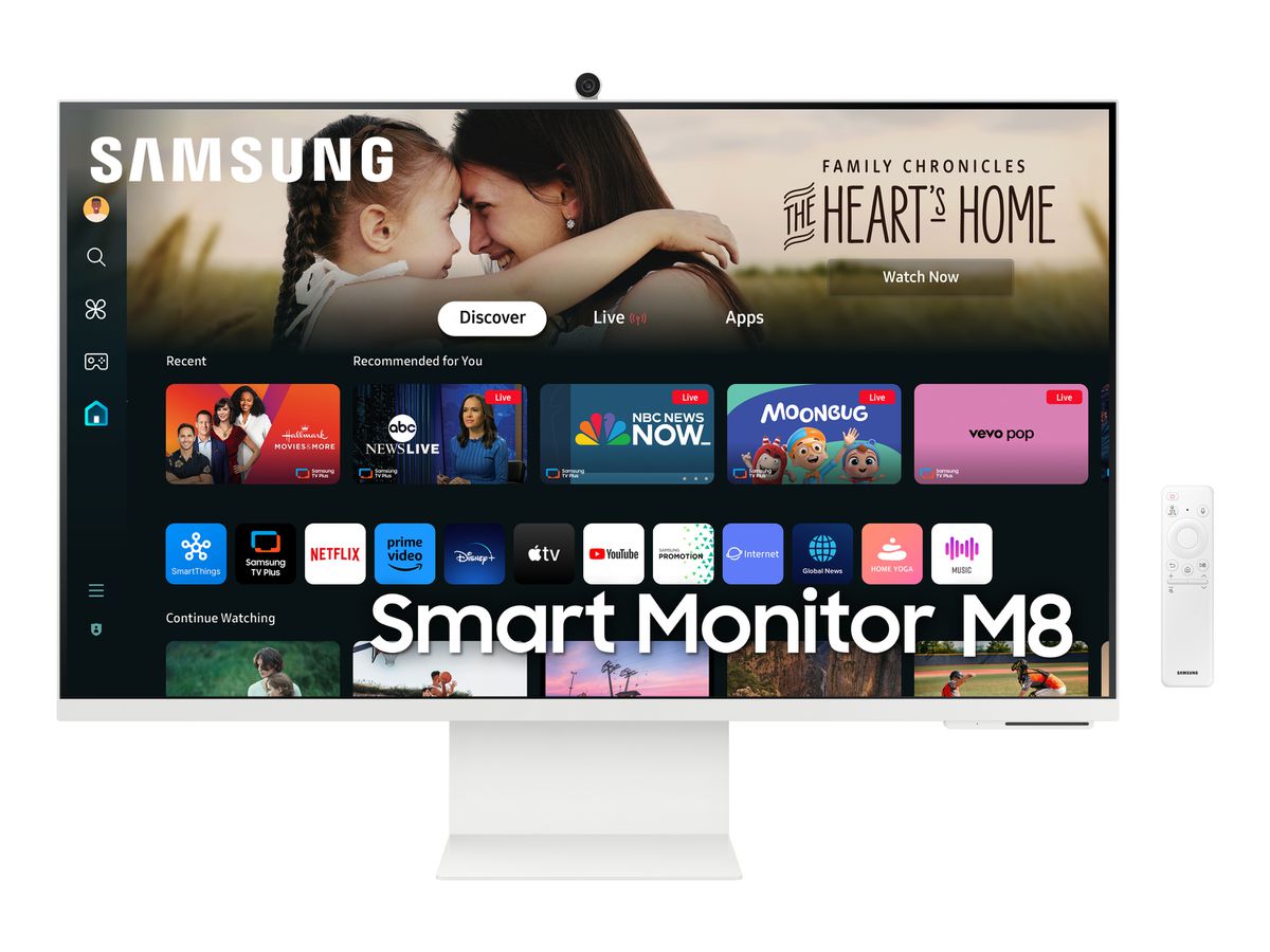 Samsung M80D écran plat de PC 81,3 cm (32") 3840 x 2160 pixels 4K Ultra HD LED Blanc