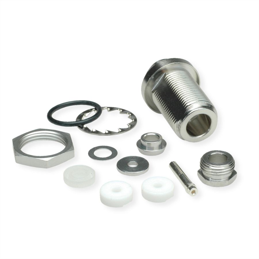 TELEGÄRTNER Douille de montage de câble N pour RG-58C/U, Raccord MIL