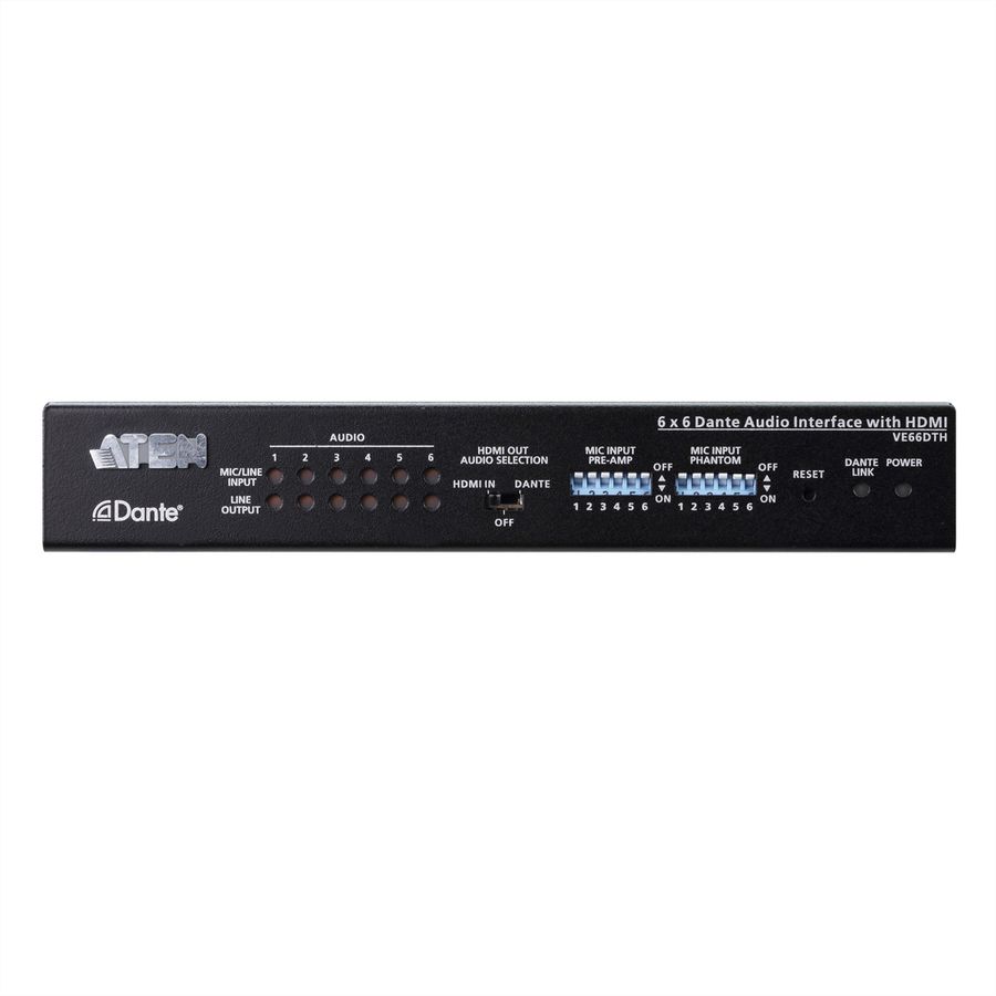 ATEN VE66DTH Interface audio Dante 6 x 6 avec HDMI