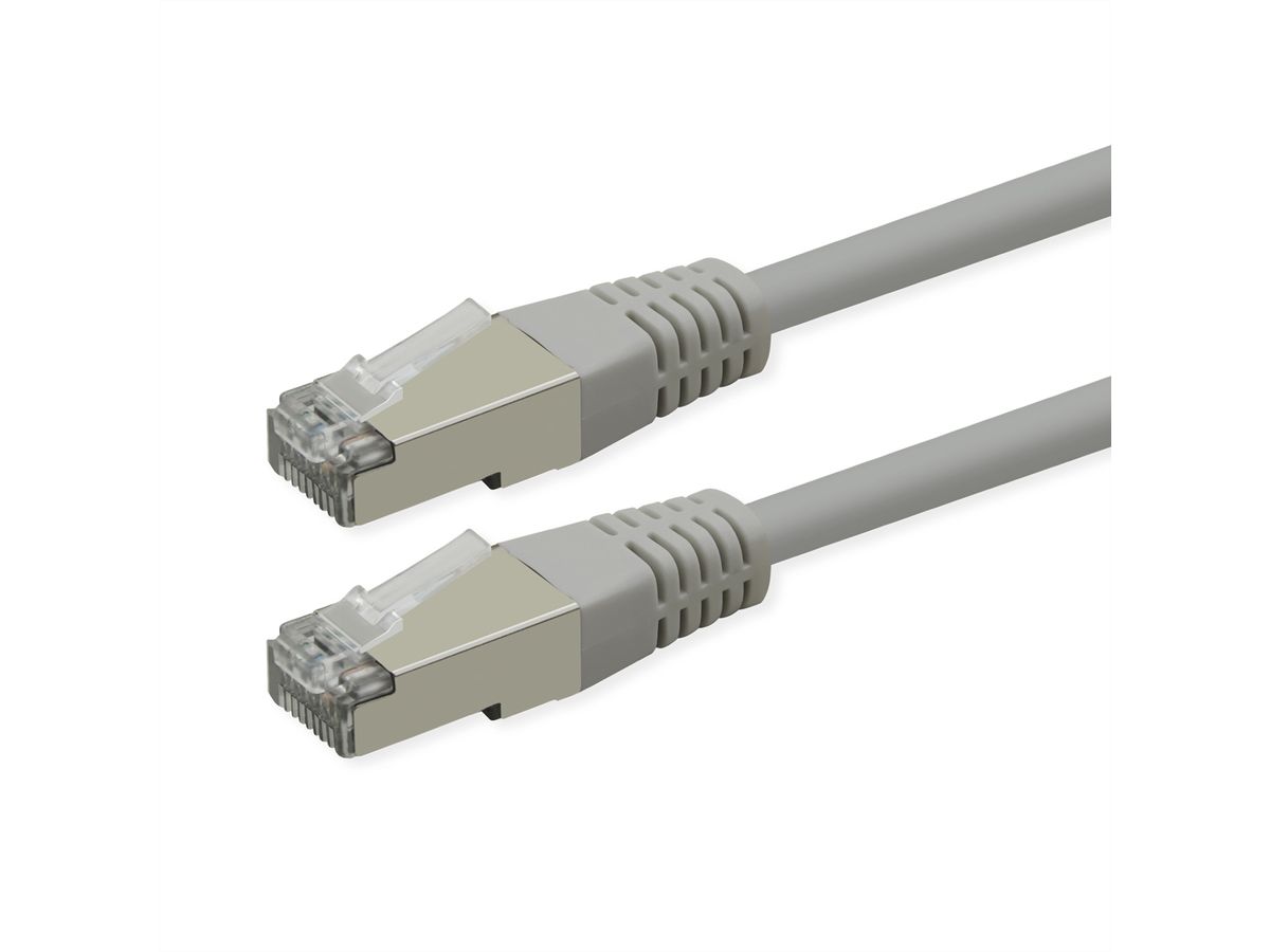 ROLINE Cordon Cat.6 (Classe E), PoE, S/FTP (PiMF) , gris, 7 m