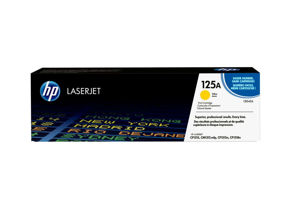 HP 125A toner LaserJet jaune authentique