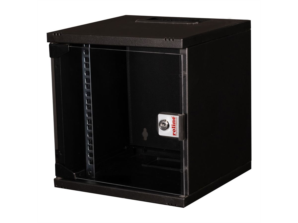 ROLINE 10" Boîtier mural 6U, 312x300 LxP  noir