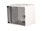 ROLINE 19" Boîtier mural Basic 9U, 540x400 LxP gris, EN KIT