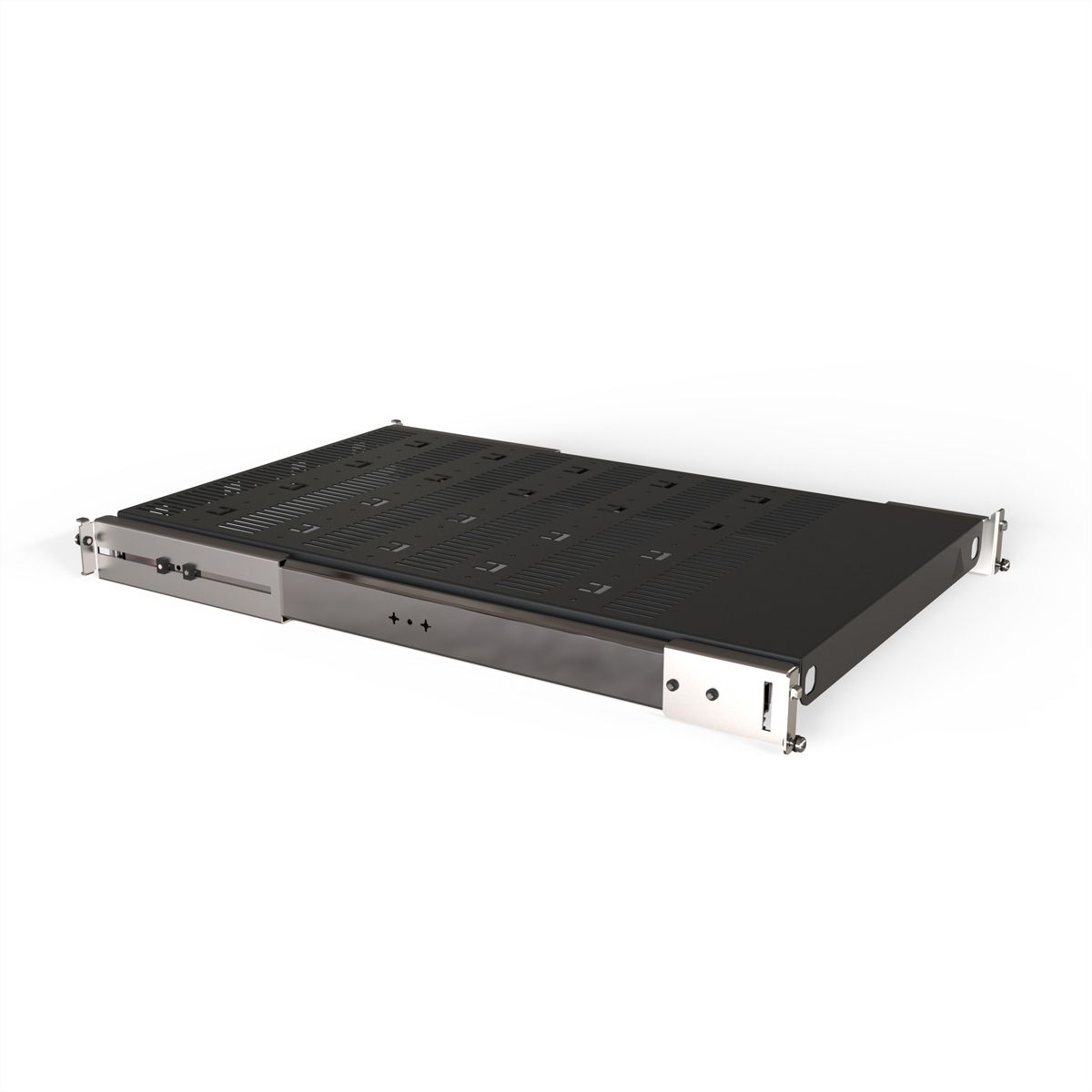 SCHROFF Tablette télescopique 19" pour Varistar, Novastar, Eurorack, 70 kg, RAL 7021, 553W 800D