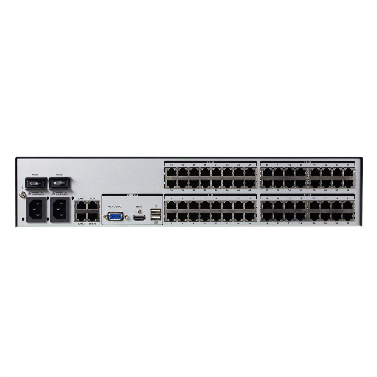 ATEN KN8064VB Switch KVM sur IP 64 ports multi-interface Cat 5