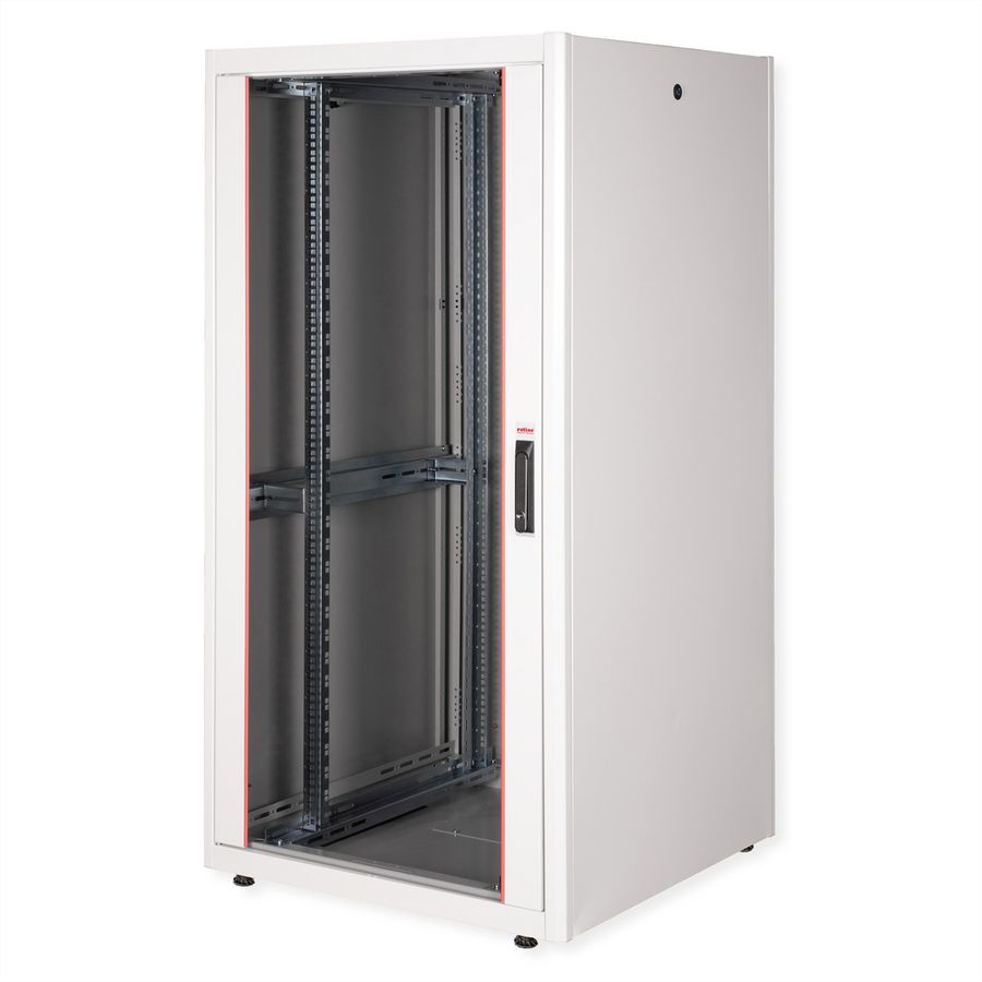 ROLINE 19" Baie réseau Basic 32U, 800x800 LxP Porte verre gris