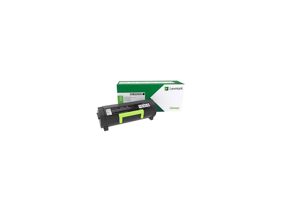 Lexmark 51B2000 Toner laser Noir cartouche toner et laser