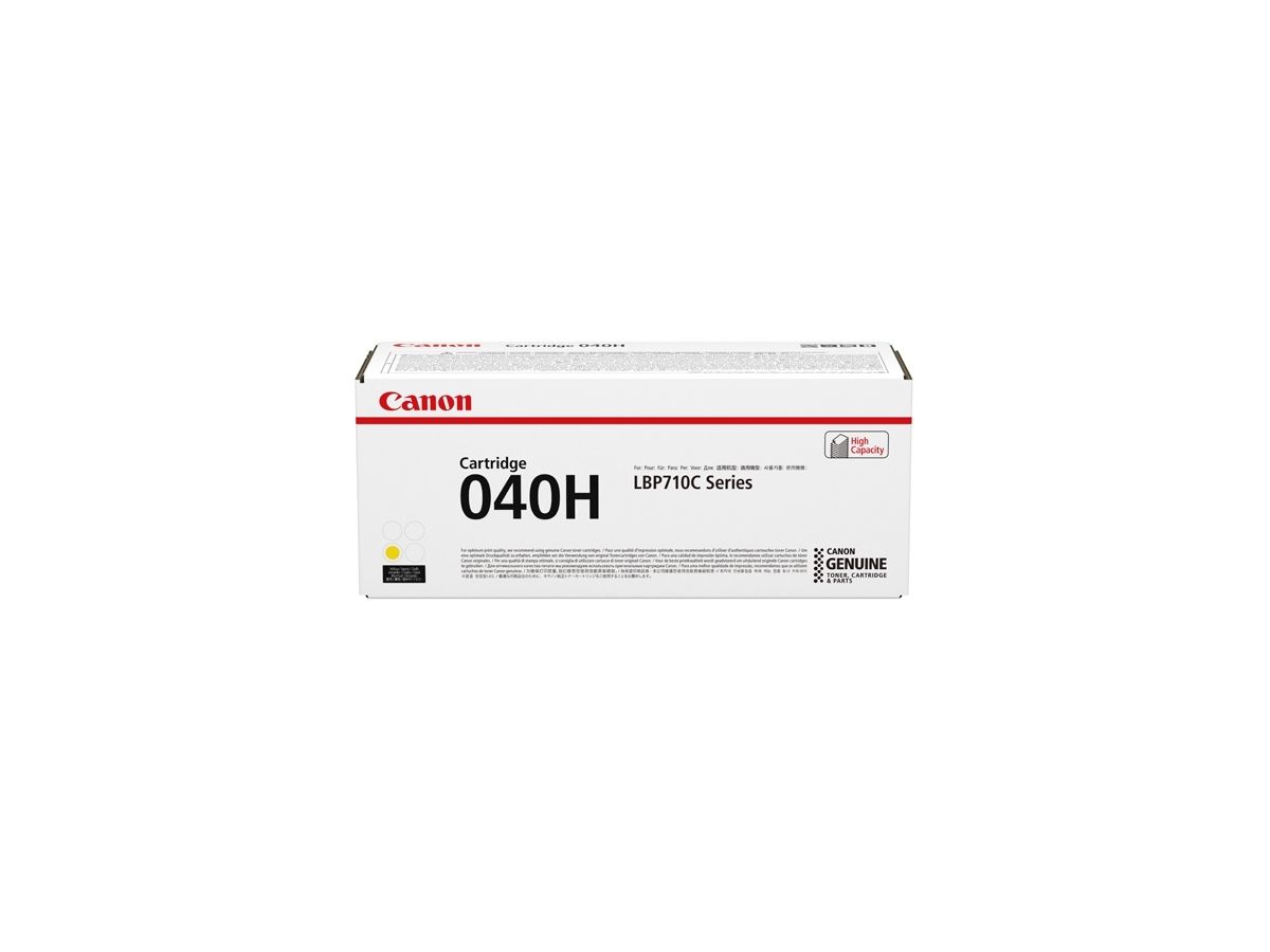 Canon 040H Cartouche de toner 1 pièce(s) Original Jaune