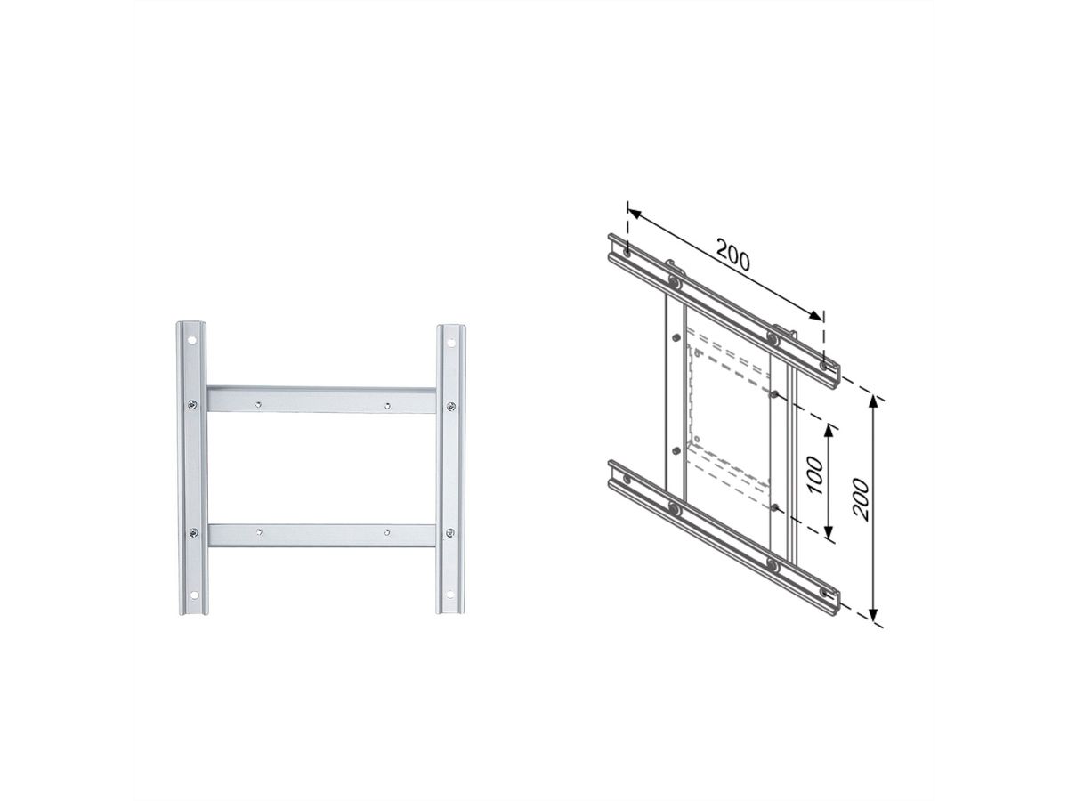 ROLINE Adaptateur VESA 100x100-100x200/200x200