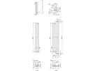 SCHROFF Plug-In Unit U-Profile Face avant pour IEL, IET, Type 2, 3 U, 12 HP, décalage 0,1", 2,5 mm, alu, anodisé frontal, conducteur arrière