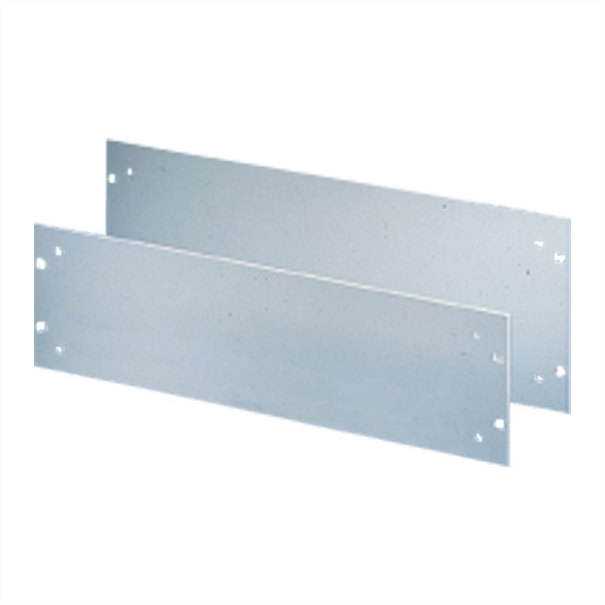 Face avant 19" SCHROFF avec trous pour poignées, 2 U, 4 mm, alu, anodisé